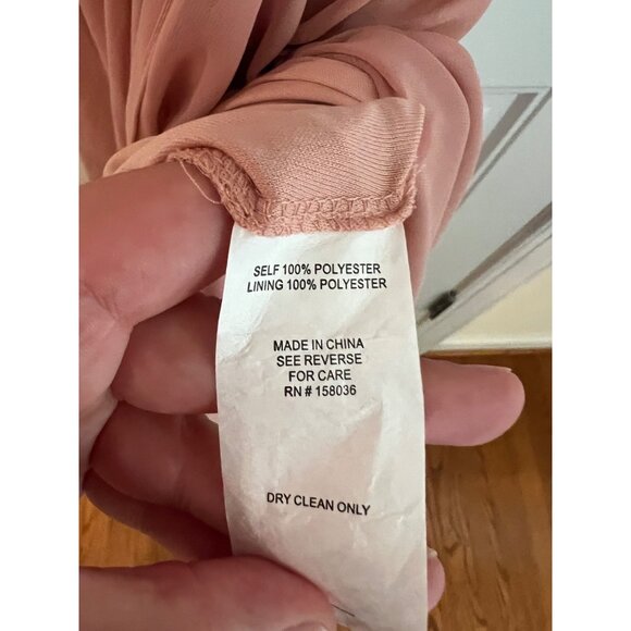 Birdy Grey Grace Convertible Chiffon Pink Bridesmaid‎ Dress Sz XS - Picture 6 of 6